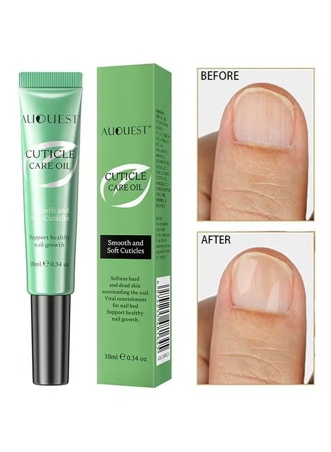 AuQuest Cuticle Care Oil - Deep Acting Cuticle Oil, Nail Hardener, Nourishes, Moisturizes, Moisturizes Dry And Cracked Nails, Nourishes And Softens Cuticles - Image 1